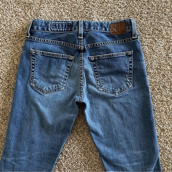 AG Adriano Goldschmied Ex Boyfriend Sloughy Slim Jeans Womens 25 R Ripped Grunge - Picture 9 of 16